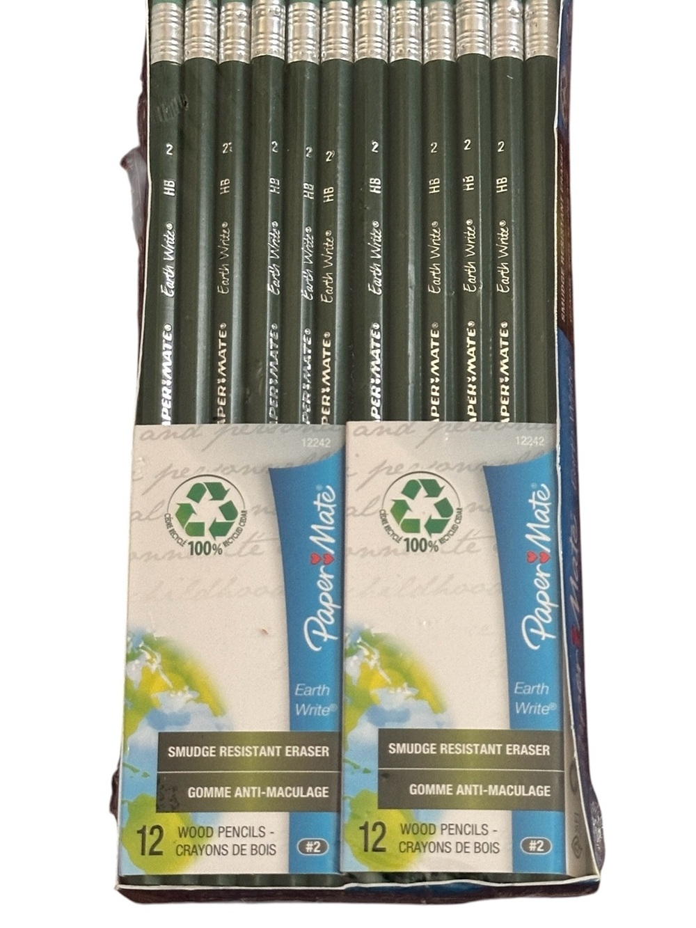 PaperMate Earth Write 2010 #2 Wood Pencils 72 count NEW SEALED